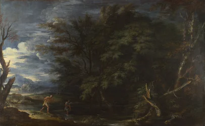 Landschaft mit Merkur und dem unehrlichen Holzfäller