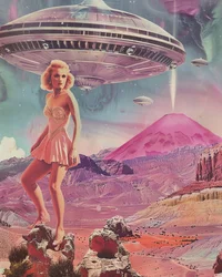 Glamour auf einem rosa Planeten