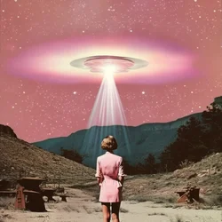 Retro Alien-Entführung