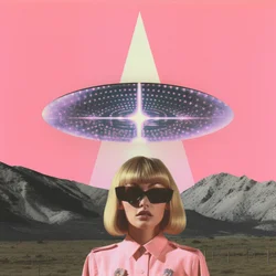 Retro-Sci-Fi-Begegnung