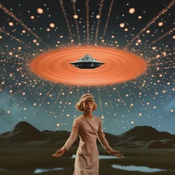 Surreale Alien-Landung