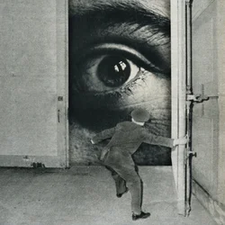 Surrealer Blick Jenseits Der Tür