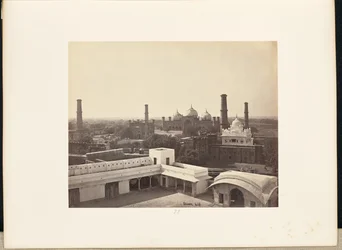 Lahore; Blick vom Palast in der Festung