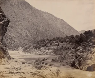 Seilbrücke bei Kistwar