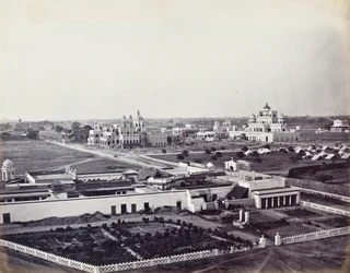 Ansicht des Chattar-Manzil-Palastkomplexes