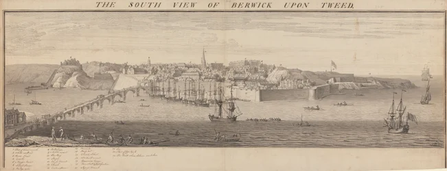 Die Südansicht von Berwick Upon Tweed