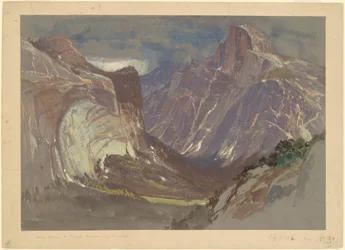 Half Dome und Royal Arches, Yosemite, vom Glacier Point