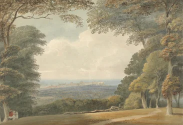 Entfernte Ansicht von Windsor Castle