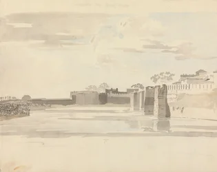 Das Osttor in Tanjore (S. Indien)