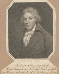 Robert Cleveley, Esquire, Marinemaler Seiner Königlichen Hoheit, des Prinzen von Wales, und Marinezeichner Seiner Königlichen Hoheit, des Herzogs von Clarence