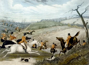 Die große Leicestershire-Fuchsjagd, Platte 1