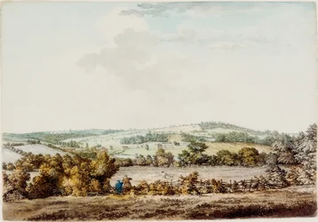 Das alte Haus am Grange und Barber Wood, 1787