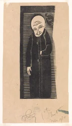 Kahlköpfiger Mann