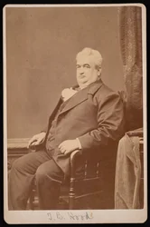 Porträt von Dr. T.B. Hood, zwischen 1876 und 1880