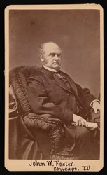 Porträt von John Wells Foster, 1815-1873, zwischen 1872 und 1873