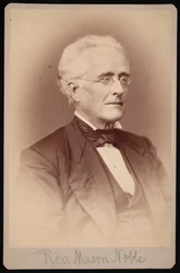 Porträt von Rev. Mason Noble 1809-1881, zwischen 1876 und 1880