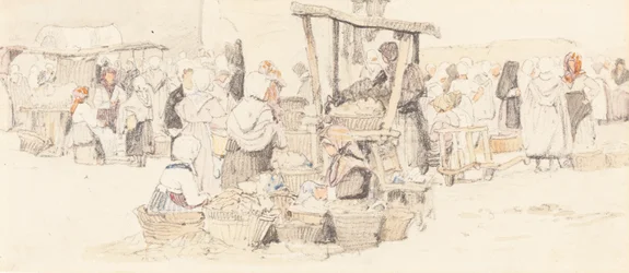 Ein Markt im Freien