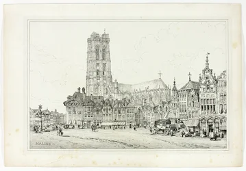 Maline, aus Faksimiles von Skizzen gemacht in Flandern und Deutschland