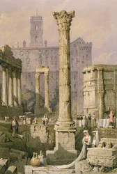 Ansicht des Forums, Rom