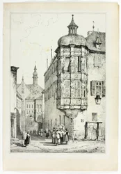 Würzburg, aus Faksimiles von Skizzen gemacht in Flandern und Deutschland