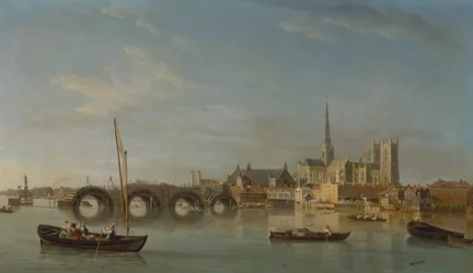 Der Bau der Westminster-Brücke