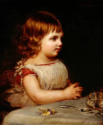 Porträt von Ethel Marion Sidley, der Tochter des Künstlers