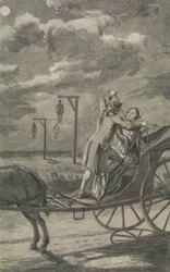 Mord in der Kutsche (wahrscheinlich ein Entwurf für The Tyburn Chronicle)