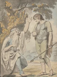 Ein Barde und ein Schäfer