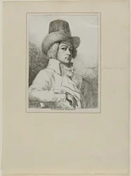 Porträt von B. Reading, Graveur