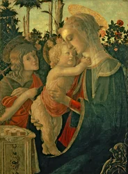 Madonna und Kind mit Johannes dem Täufer