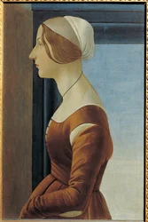 Porträt einer jungen Frau (Simonetta Vespucci oder Clarice Orsini), ca. 1475