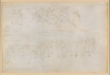 Die Göttliche Komödie, Inferno XXIII. Vergil und Dante im achten Kreis der Hölle (Malebolge), 6. Bolgia: Bestrafung der Heuchler