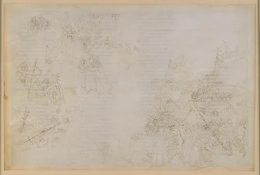 Die Göttliche Komödie, Inferno XXI. Vergil und Dante im achten Kreis der Hölle (Malebolge), 5. Bolgia: Bestrafung der Korrupten in öffentlichen Ämtern; Das Geleit durch die Teufel