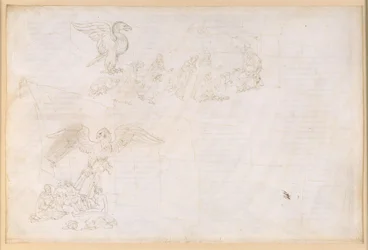 Die Göttliche Komödie, Purgatorio IX. Vorhölle: Mittelzone und Portalterrasse: Dantes Traum; Vor dem Tor des Fegefeuers