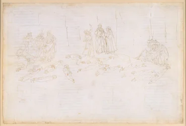 La Divina Commedia, Purgatorio XXI. Fünfter Ring des Purgatorio: Buße der Habgierigen und Verschwender; Auftritt des Statius