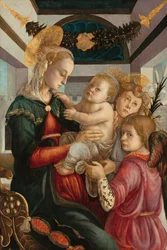 Madonna mit Kind und Engeln