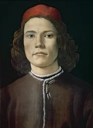 Porträt eines jungen Mannes, um 1480-85