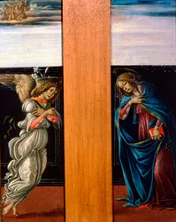 Die Verkündigung der Jungfrau und Erzengel Gabriel, 1490