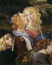 Die Versuchung Christi (Detail), 1481-1482