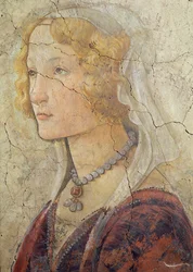Venus und die drei Grazien, die einem Mädchen Geschenke anbieten (Detail)