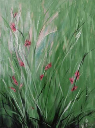 Rosa Blüten