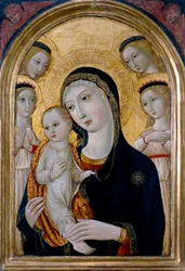 Madonna mit Kind und Engeln, um 1480