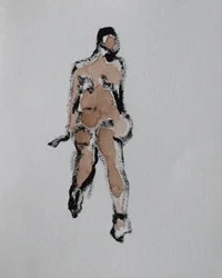 Abstrakte Aktfigur