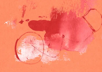 Kräftige rote und orangefarbene Formen