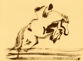 Dynamischer Reitsprung