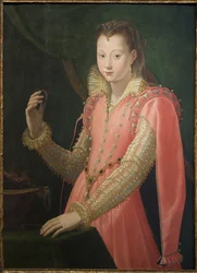 Porträt einer jungen Frau als Portia Catonis