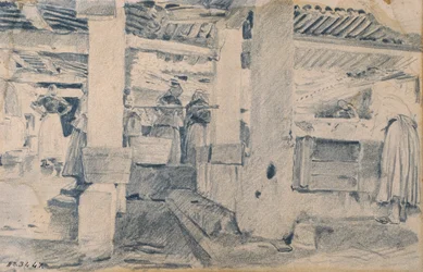 Waschplatz Innenansicht