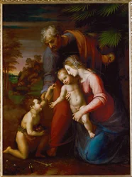 Heilige Familie mit dem jungen Johannes dem Täufer