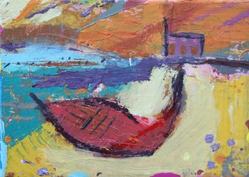 Rotes Boot Iona