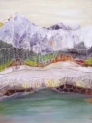 Geometrischer Bergsee